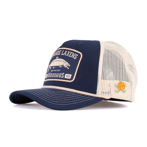 SQRTN Hoppande Laxen Trucker Cap, Navy dans le groupe l\'adresse Sportfiskeprylar.se (CAP-431-OSFA)