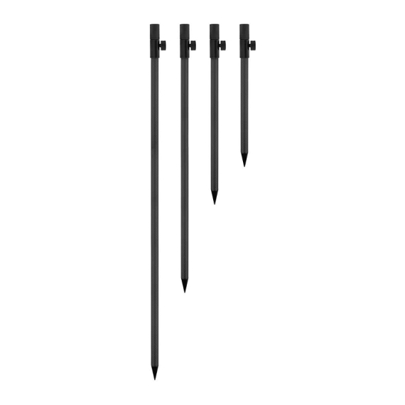 Fox Black Label Carbon Bankstick dans le groupe Accessoires de pêche / Rodpods, repose-cannes et banksticks / Repose-cannes l\'adresse Sportfiskeprylar.se (CBS089r)
