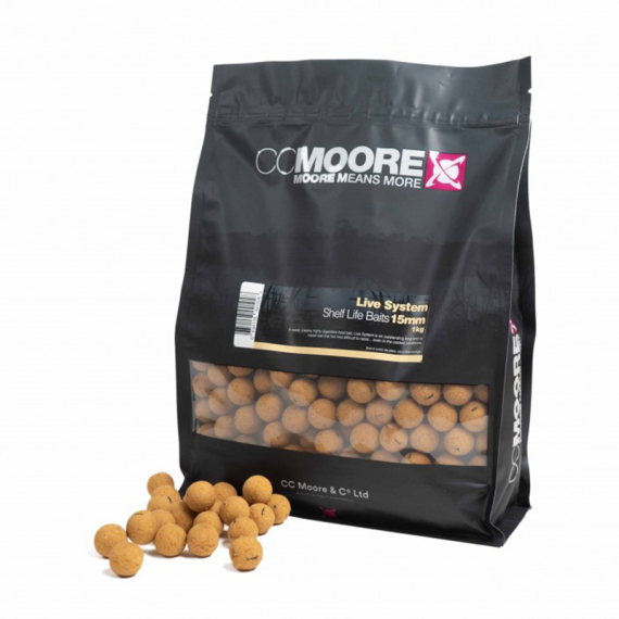 CC Moore Live System Boilies - 5kg dans le groupe Leurre de la peche / Bouillettes, esches et amorce / Bouillette, bouillette carpe l\'adresse Sportfiskeprylar.se (CCM-98400r)