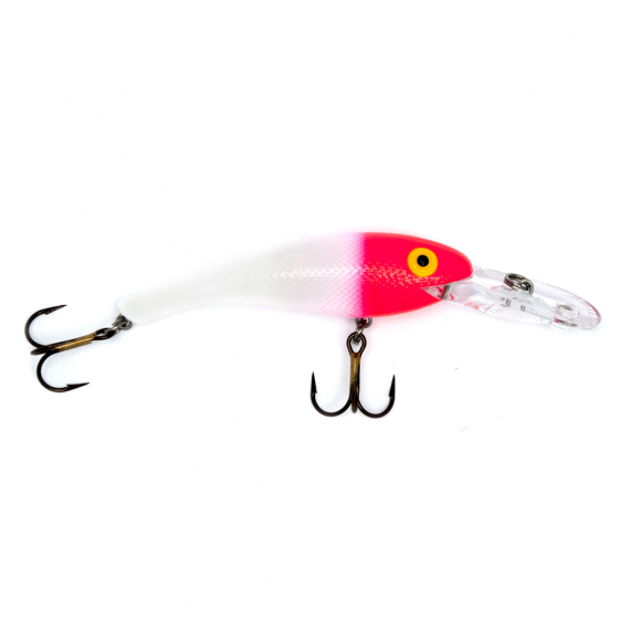Cotton Cordell Wally Diver Leurre de Pêche Rouge Fluo Noir 6,3 cm