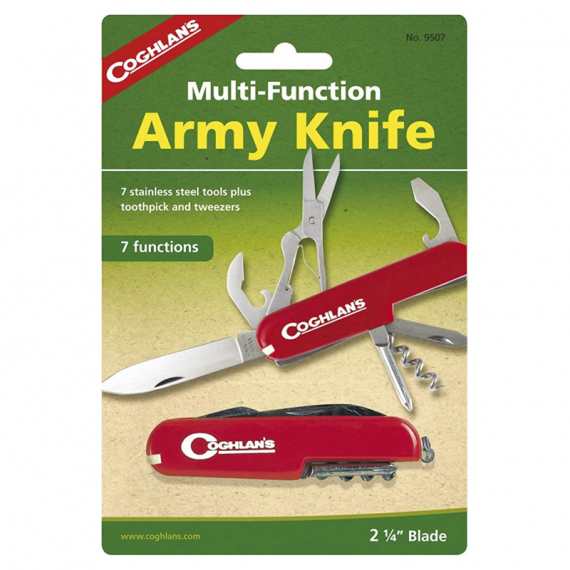 Coghlans Army Knife (7 Function) dans le groupe Outils et accessoires / Couteaux et haches / Couteaux / Couteaux de poche l\'adresse Sportfiskeprylar.se (CG9507)