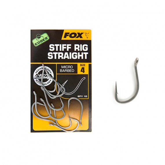 Fox Edges Armapoint Stiff Rig Straight dans le groupe Hameçons et terminal tackle / Hamecon peche / Hameçon carpe l\'adresse Sportfiskeprylar.se (CHK160r)