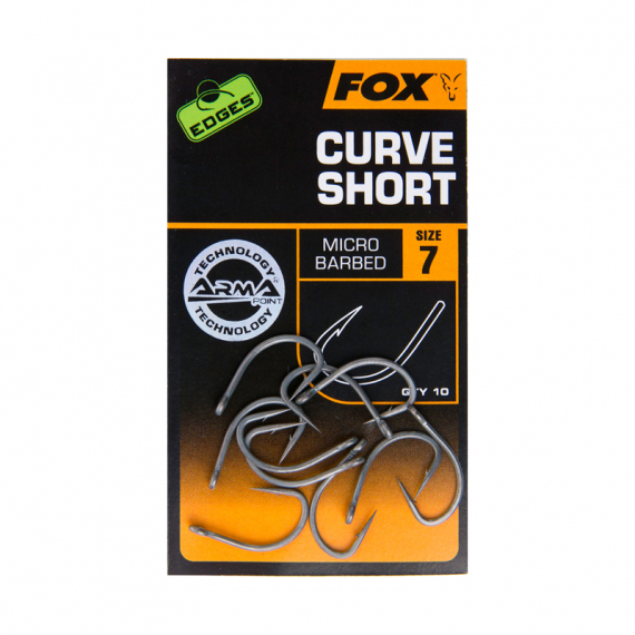 Fox Edges Armapoint Curve Short Shank dans le groupe Hameçons et terminal tackle / Hamecon peche l\'adresse Sportfiskeprylar.se (CHK206r)