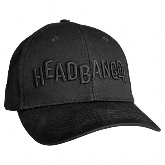 Headbanger Black on Black Flex dans le groupe Habits et chaussures / Chapeau de peche, casquette peche / Casquettes / Casquettes Flexfit l\'adresse Sportfiskeprylar.se (CL-HT-FF-05-SM2r)