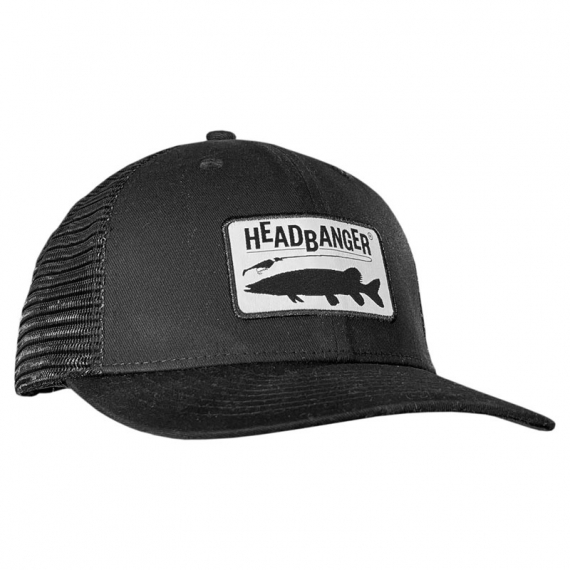 Headbanger Pike Patch Snapback Trucker dans le groupe Habits et chaussures / Chapeau de peche, casquette peche / Casquettes / Casquettes snapback l\'adresse Sportfiskeprylar.se (CL-HT-SBTR-04)