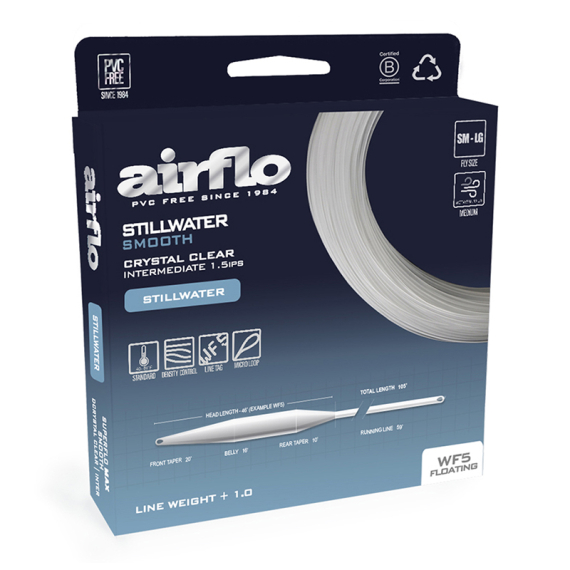 Airflo Delta Clear Intermediate dans le groupe Lignes de pêche / Lignes de pêche à la mouche / Soies une main l\'adresse Sportfiskeprylar.se (CL-WF5FI-CLr)