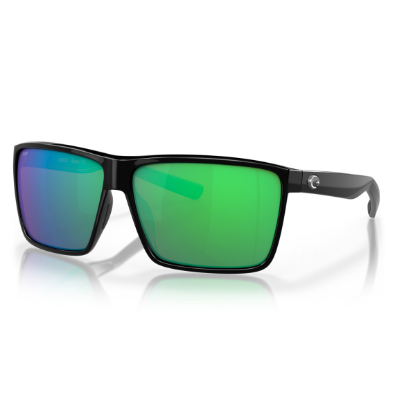 Costa RINCON Shiny Black - Green Mirror 580P dans le groupe Habits et chaussures / Lunettes / lunette polarisante peche l\'adresse Sportfiskeprylar.se (CO-RIN11-OGMP)