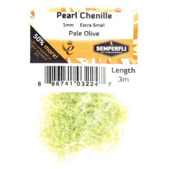 Semperfli Pearl Chenille 1mm - Pale Olive dans le groupe Hameçons et terminal tackle / Fabrication mouche / Matériel de montage de mouches / Yarn et chenille l\'adresse Sportfiskeprylar.se (CPSC001POL)