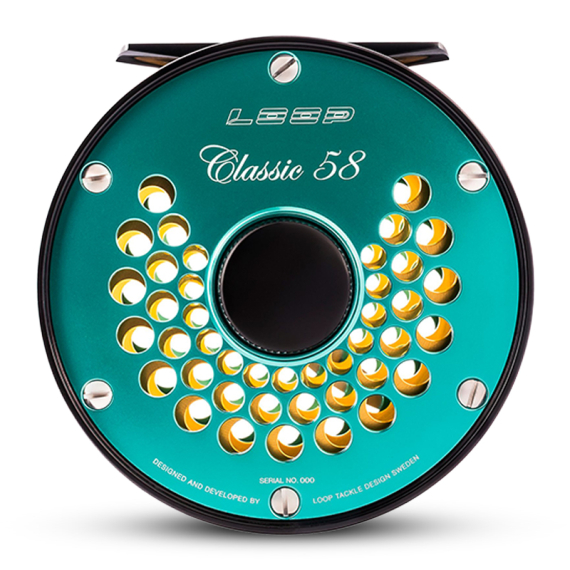 Loop Classic Reel Ported Aurora dans le groupe Moulinet de pêche / Moulinets mouche et bobines suplémentaires / Moulinets mouche l\'adresse Sportfiskeprylar.se (CRT5-8PLr)