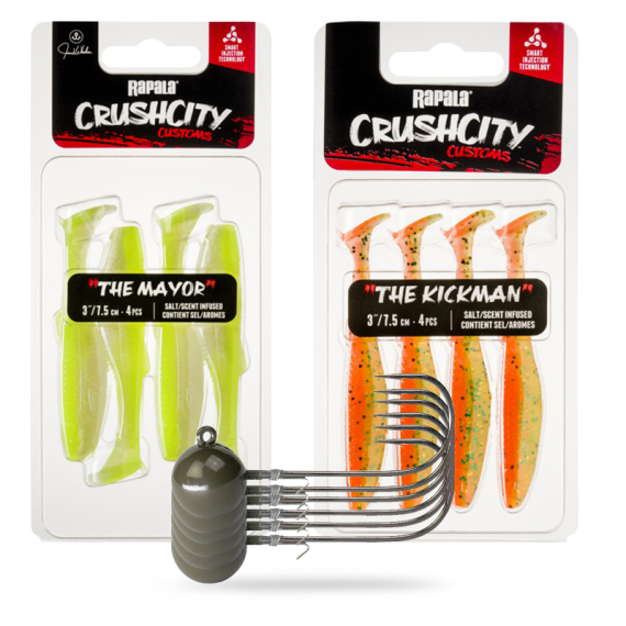 Rapala CrushCity Perch Set dans le groupe Leurre de la peche / Kits leurres / Kits leurres perche l\'adresse Sportfiskeprylar.se (CRUSHCITYBORREPAKET)