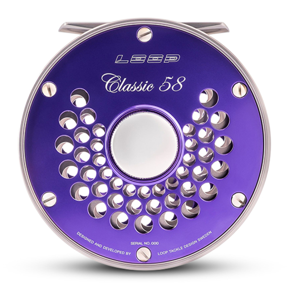 Loop Classic Reel Ported Twilight dans le groupe Moulinet de pêche / Moulinets mouche et bobines suplémentaires / Moulinets mouche l\'adresse Sportfiskeprylar.se (CRV5-8PLr)