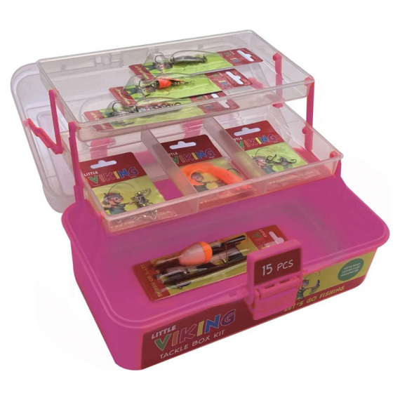 Kinetic Little Viking Tackle Box Kit Fuchsia dans le groupe Leurre de la peche / Kits leurres l\'adresse Sportfiskeprylar.se (D200-399-275)