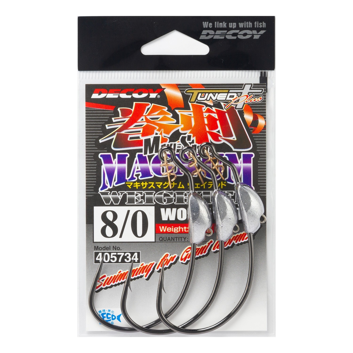 Decoy Worm130M Makisasu Magnum Weighted dans le groupe Hameçons et petit matériel / Hameçons de pêche / Hameçons texans l\'adresse Sportfiskeprylar.se (D405734r)