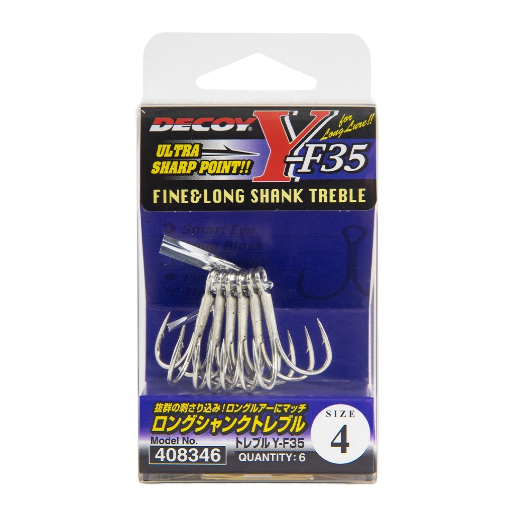 Decoy Treble Y-F35 dans le groupe Hameçons et petit matériel / Hameçons de pêche / Hameçon triple l\'adresse Sportfiskeprylar.se (D408339r)