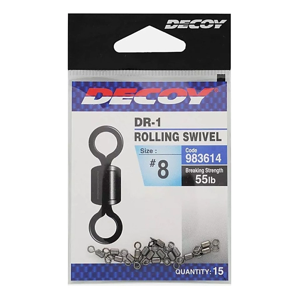 Decoy DR-1 Rolling Swivel dans le groupe Hameçons et petit matériel / Emerillon pêche / émerillons l\'adresse Sportfiskeprylar.se (D983607r)