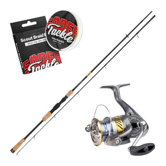 Daiwa Laguna XT Spin 8\'0\'\' 2pc 15-50g Combo dans le groupe Ensembles de pêche / Ensembles spinning / Ensamble Spinning Allround l\'adresse Sportfiskeprylar.se (DAIWALAGUNACOMBO)
