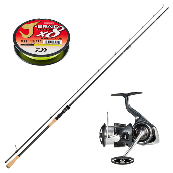 Daiwa Luvias Spinning 9\'0\'\' 7-32g Seatrout Combo dans le groupe Kit de pêche / Combos spinning / Ensemble Spinning Truite de Mer l\'adresse Sportfiskeprylar.se (DAIWALUVIASSEATROUTSET)