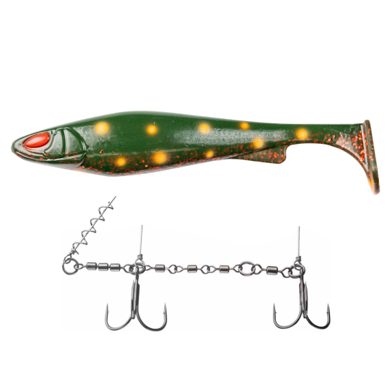 Daiwa PX Lazy Shad 24 Stinger Combo dans le groupe Leurre de la peche / Leurre souple / Jigs à brochets l\'adresse Sportfiskeprylar.se (DAIWAPXSTINGERCOMBO)