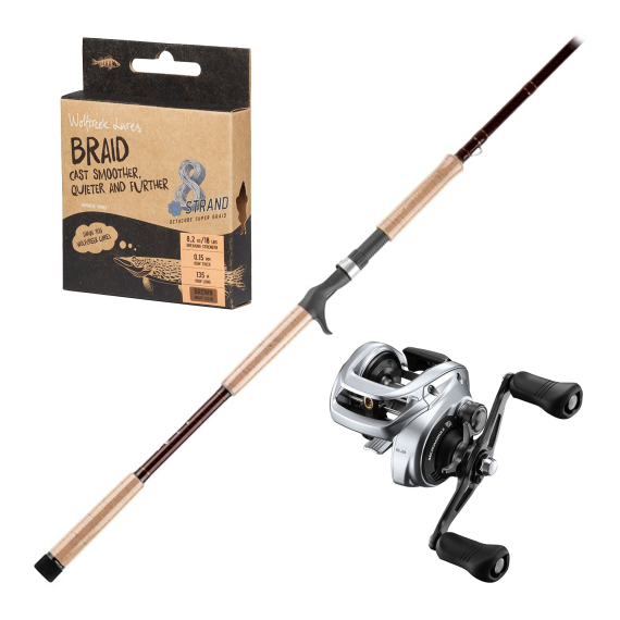 Wolfcreek Damn You Rod 2.0 10’ Monster 450g & Tranx Combo dans le groupe Ensembles de pêche / Ensemble casting / Ensemble Baitcaster Brochet l\'adresse Sportfiskeprylar.se (DAMNYOUMONSTERCOMBO)
