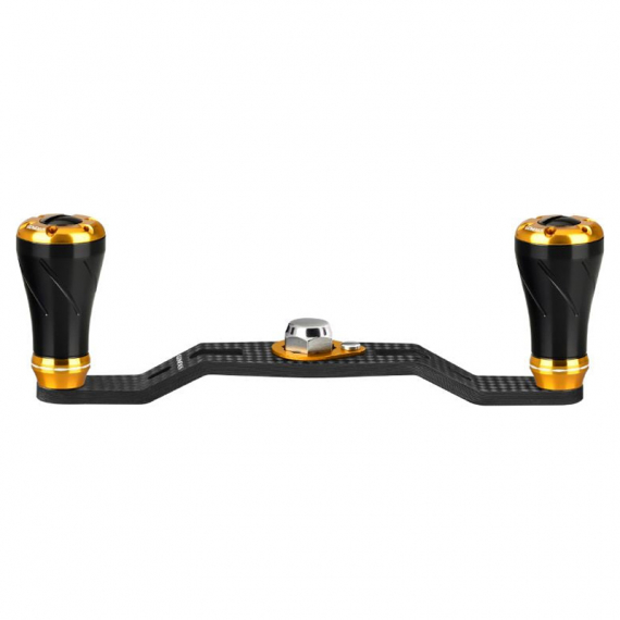 Gomexus 95mm Carbon Swept Handle with 20mm Aluminium Knob dans le groupe Moulinet de pêche / Accessoires moulinets / Poignées moulinets l\'adresse Sportfiskeprylar.se (DCS95A20BKGDr)