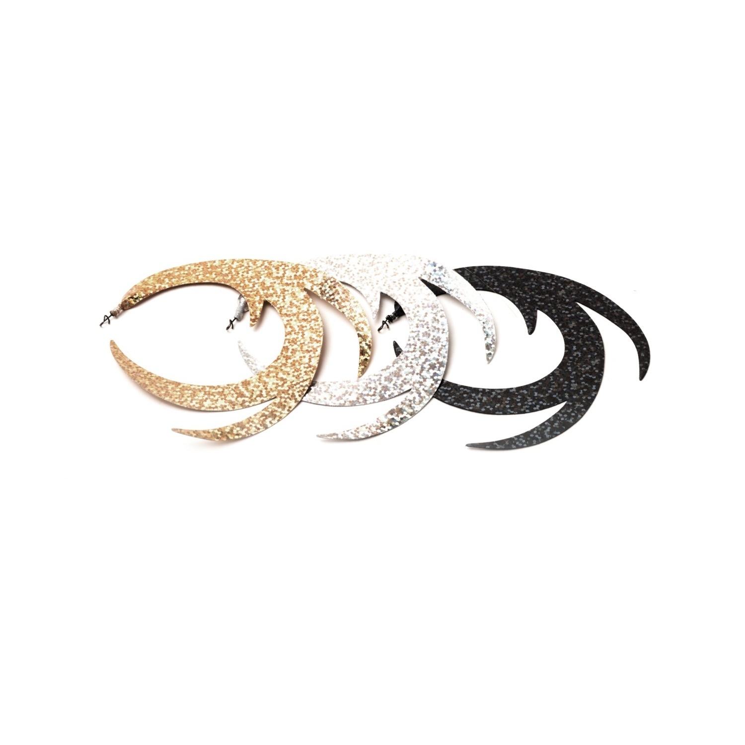 Ready to go Dragontails XL 3-pack Gold/Silver/Black dans le groupe Hameçons et terminal tackle / Fabrication mouche / Matériel de montage de mouches / Tails l\'adresse Sportfiskeprylar.se (DD-D10)