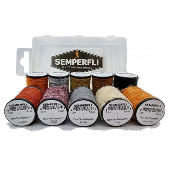 Semperfli Dry Fly Polyyarn Collections General Dry Fly Collection dans le groupe Hameçons et terminal tackle / Fabrication mouche l\'adresse Sportfiskeprylar.se (DDFPBOXDRY)