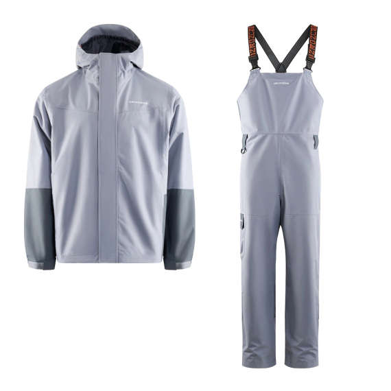 Grundéns Men\'s Deepwater 2L Fishing Jacket & Bib Set Tradewinds dans le groupe Vêtements & Chaussures / Vêtements / Combinaisons de pêche l\'adresse Sportfiskeprylar.se (DEEPWATERSET)