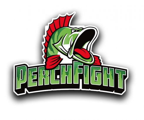 Klistermärke PerchFight (10 x 7,3 cm) dans le groupe Autre / Autocollants l\'adresse Sportfiskeprylar.se (DEKALPERCHF)