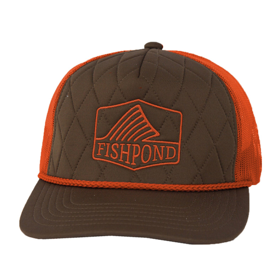 Fishpond Dorsal Fin Quilted Trucker Hat - Campfire dans le groupe Habits et chaussures / Chapeau de peche, casquette peche / Casquettes l\'adresse Sportfiskeprylar.se (DFQTH-C)