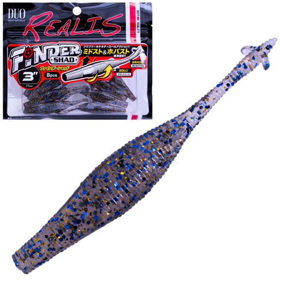 DUO Finder Shad 7,6cm dans le groupe Leurre de la peche / Leurre souple / Jigs pour perches et pour sandres l\'adresse Sportfiskeprylar.se (DI149802r)