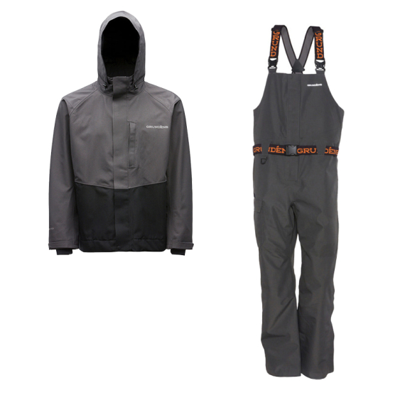 Grundens Downrigger Jacket & Bibs dans le groupe Habits et chaussures / Habits / Combinaisons de pêche l\'adresse Sportfiskeprylar.se (DOWNRIGGERBUNDLE)