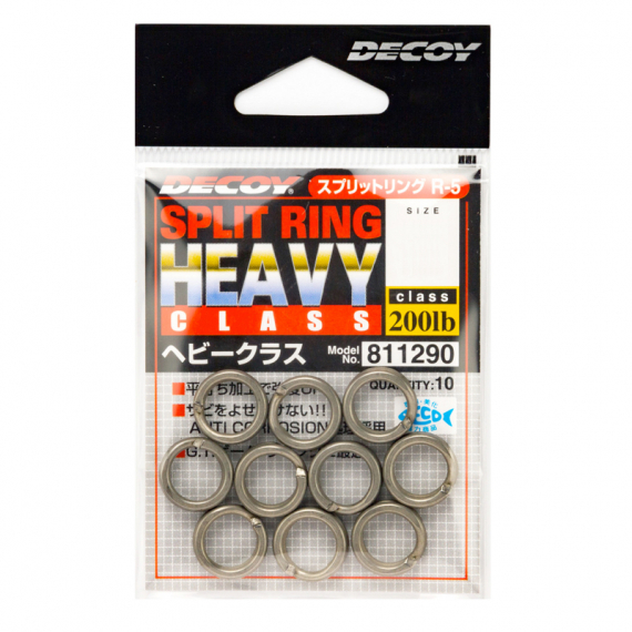 Decoy R-5 Split Ring, Heavy Class dans le groupe Hameçons et terminal tackle / Stingers et accessoires stingers / Accessoires stingers l\'adresse Sportfiskeprylar.se (DR510r)