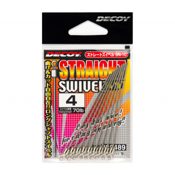 Decoy SN-10 Straight Swivel dans le groupe Hameçons et terminal tackle / Emerillon pêche l\'adresse Sportfiskeprylar.se (DSN102r)