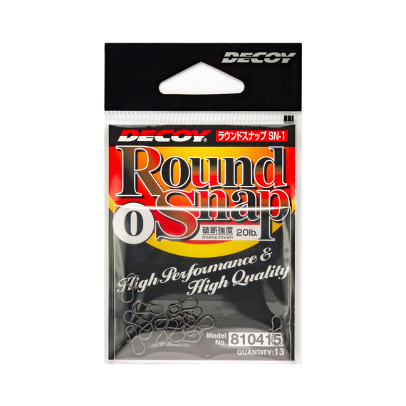 Decoy SN-1 Round Snap dans le groupe Hameçons et terminal tackle / Agrafes / Agrafes l\'adresse Sportfiskeprylar.se (DSN10r)