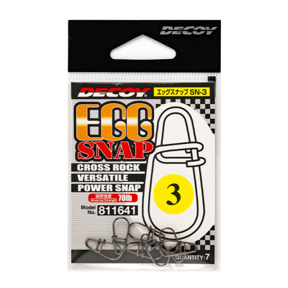 Decoy SN-3 Egg Snap dans le groupe Hameçons et terminal tackle / Agrafes / Agrafes l\'adresse Sportfiskeprylar.se (DSN31r)