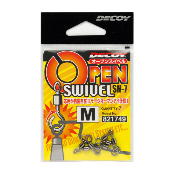 Decoy SN-7 Open Swivel dans le groupe Hameçons et terminal tackle / Emerillon pêche l\'adresse Sportfiskeprylar.se (DSN7Lr)