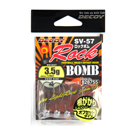 Decoy SV-57 Rock Bomb dans le groupe Hameçons et terminal tackle / Têtes plombées l\'adresse Sportfiskeprylar.se (DSV57235r)