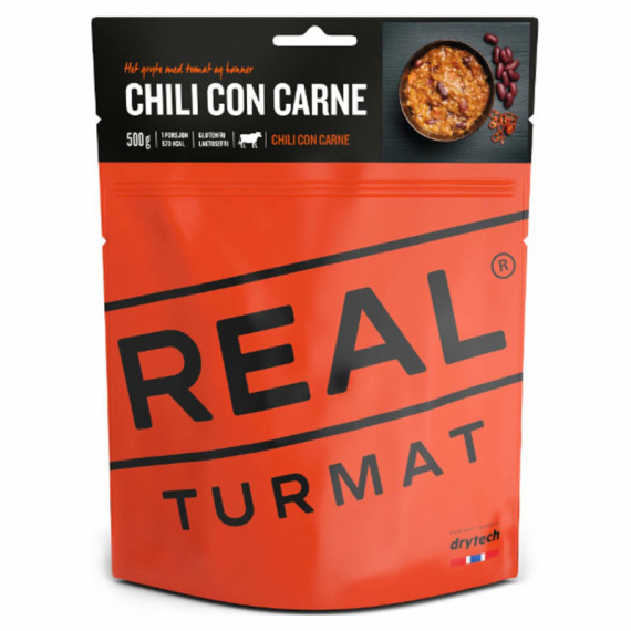Real Turmat Chili con Carne dans le groupe Loisirs en plein air / Nourriture camping / Nourriture lyophilisée l\'adresse Sportfiskeprylar.se (DT5266)