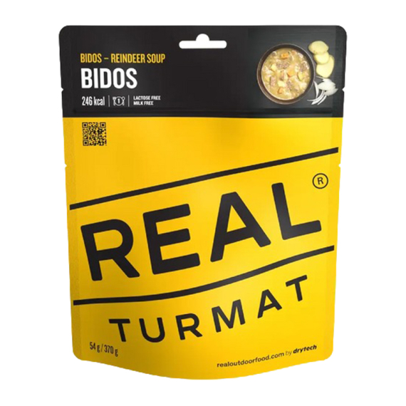 Real Turmat Reindeer Soup dans le groupe Loisirs en plein air / Nourriture camping / Nourriture lyophilisée l\'adresse Sportfiskeprylar.se (DT6081)