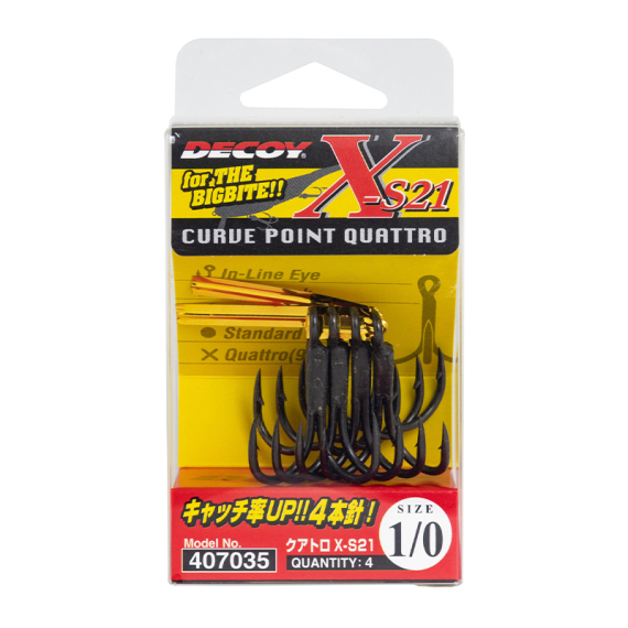 Decoy Quattro X-S21 dans le groupe Hameçons et terminal tackle / Hamecon peche l\'adresse Sportfiskeprylar.se (DTXS211r)