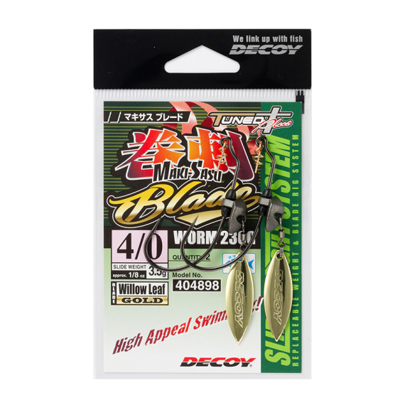 Decoy Worm230G Makisasu Blade Gold dans le groupe Hameçons et terminal tackle / Hamecon peche l\'adresse Sportfiskeprylar.se (DW230G1025r)