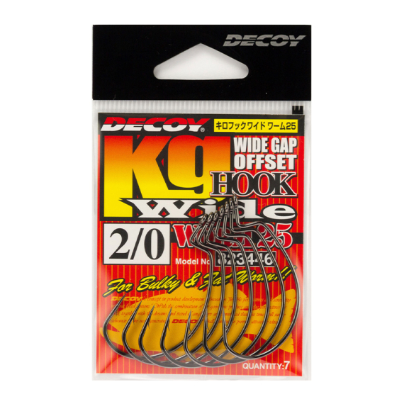 Decoy Worm 25kg Hook Wide (7st) dans le groupe Hameçons et terminal tackle / Hamecon peche / Hameçons texans l\'adresse Sportfiskeprylar.se (DW25W20r)