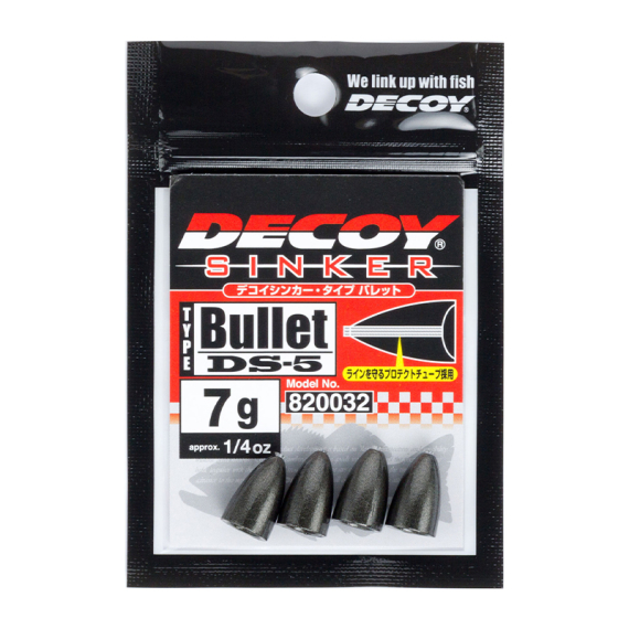 Decoy DS-5 Sinker Type Bullet dans le groupe Hameçons et terminal tackle / plomb de peche / Plombs balle l\'adresse Sportfiskeprylar.se (DY-DS6TBr)