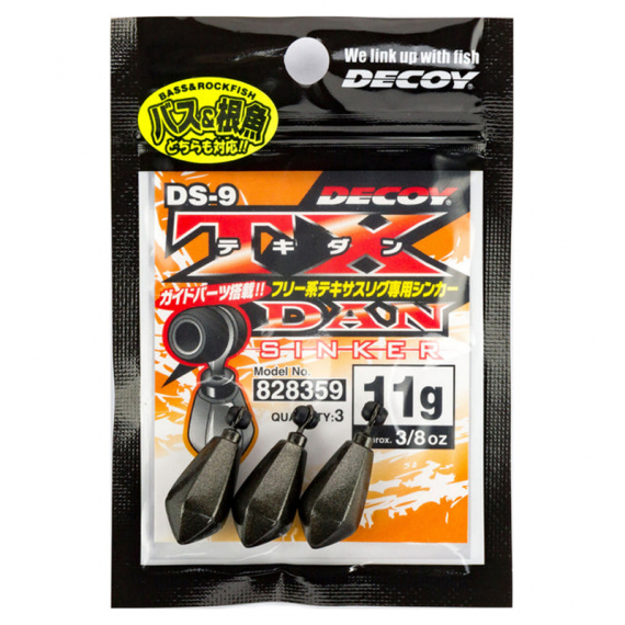 Decoy TX-Dan Sinker dans le groupe Hameçons et terminal tackle / plomb de peche / Autres plombs et poids l\'adresse Sportfiskeprylar.se (DY-TXDSr)