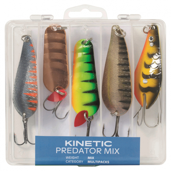 Kinetic Predator Mix (5-pack) dans le groupe Leurres / Cuillers ondulandes l\'adresse Sportfiskeprylar.se (E149-023-163)
