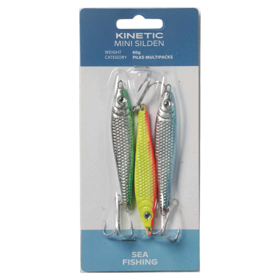 Kinetic Mini Silden Mix (3-Pack) dans le groupe Leurre de la peche / Leurre pêche en mer / Jigs de pêche en mer l\'adresse Sportfiskeprylar.se (E201-073-139r)