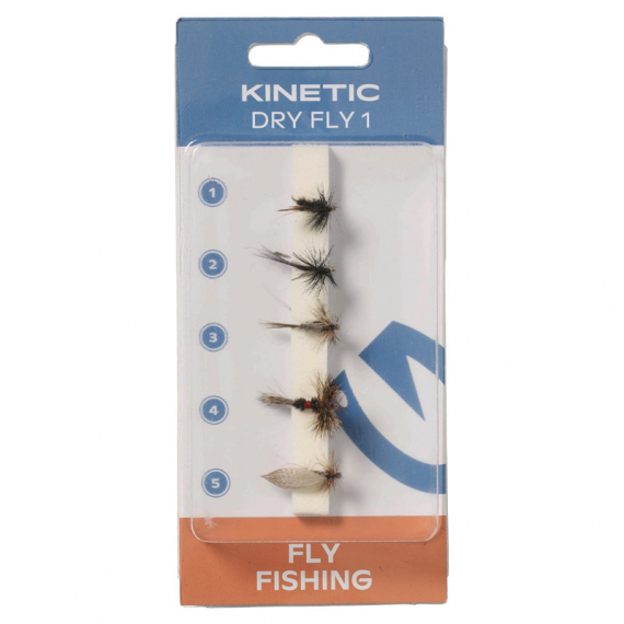 Kinetic Dry Flies (5-pack) dans le groupe Leurre de la peche / Mouches / Mouches sèches l\'adresse Sportfiskeprylar.se (E550-073-163r)