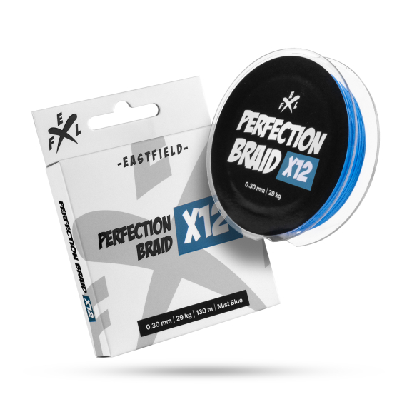Eastfield Perfection Braid X12 Mist Blue 130m dans le groupe Lignes de pêche / Tresse peche l\'adresse Sportfiskeprylar.se (EFL-PB12MB10r)
