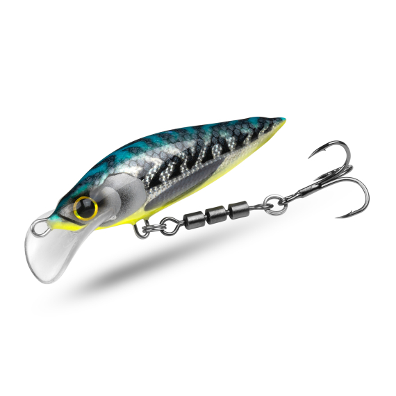 Elfbaits Baby Troll 7,5cm, 6g - Flouroscent Mackerel dans le groupe Leurre de la peche / Leures fait main / Crankbaits fait main l\'adresse Sportfiskeprylar.se (EFLBAITBBYT2)