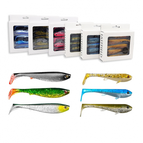 Eastfield Wingman & TC Minnow Bundle 6-pack (30st jiggar) dans le groupe Leurre de la peche / Kits leurres l\'adresse Sportfiskeprylar.se (EFLWPTCMSET)